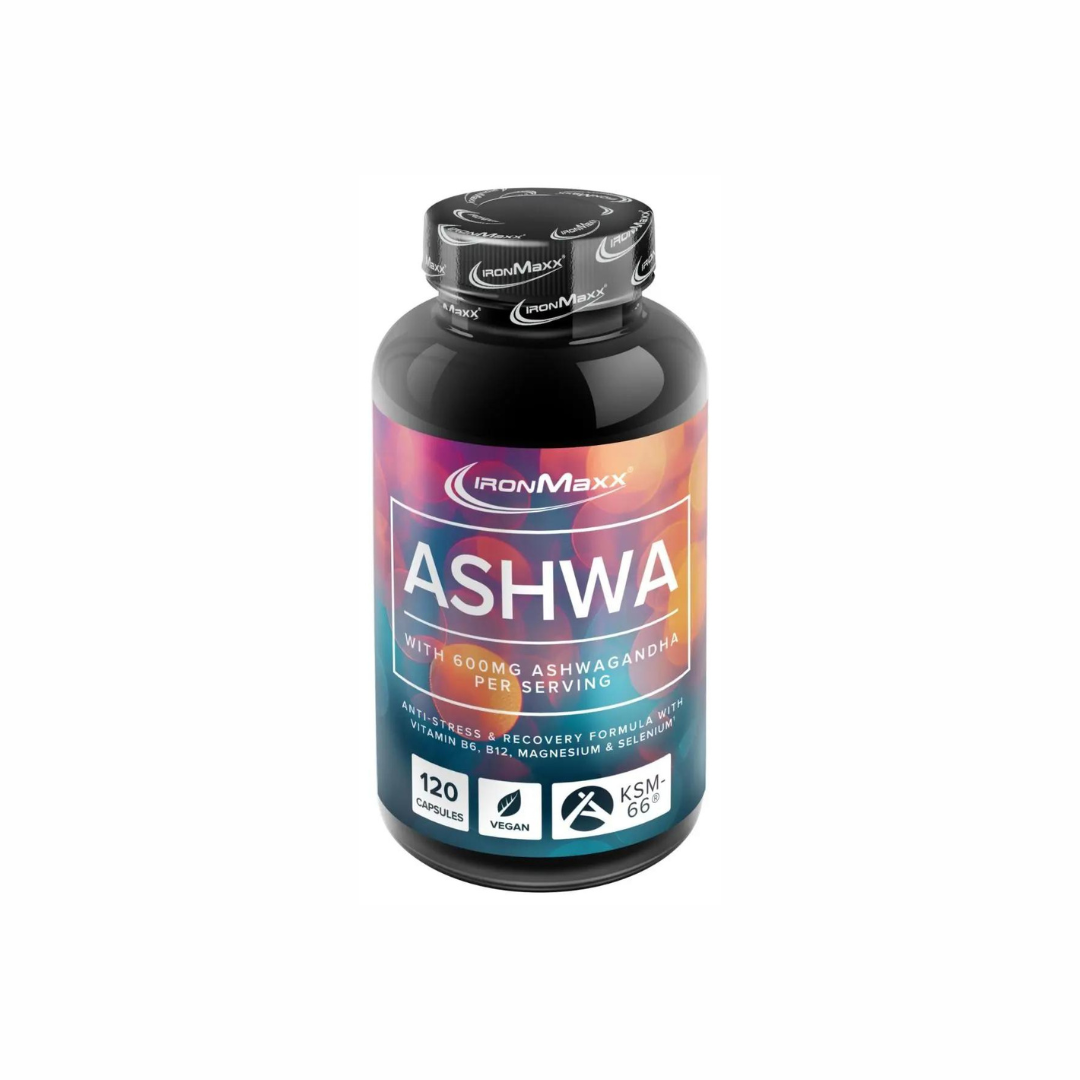 IronMaxx Ashwagandha Kapseln - 120 Kapseln Dose