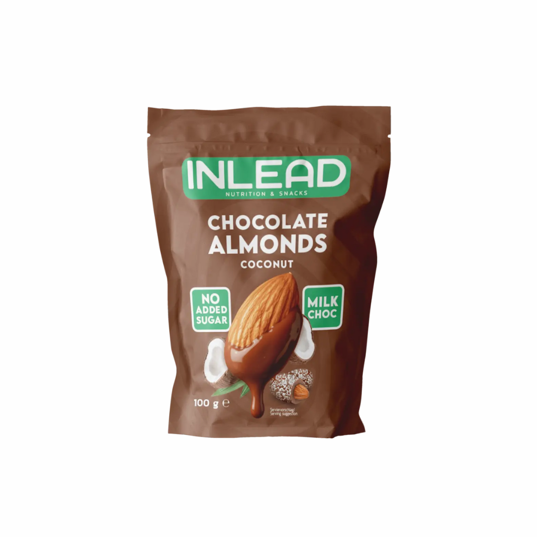 INLEAD Chocolate Almonds 100 g (KANN BEI HEISSEN TEMPERATUREN BEI DER LIEFERUNG SCHMELZEN)