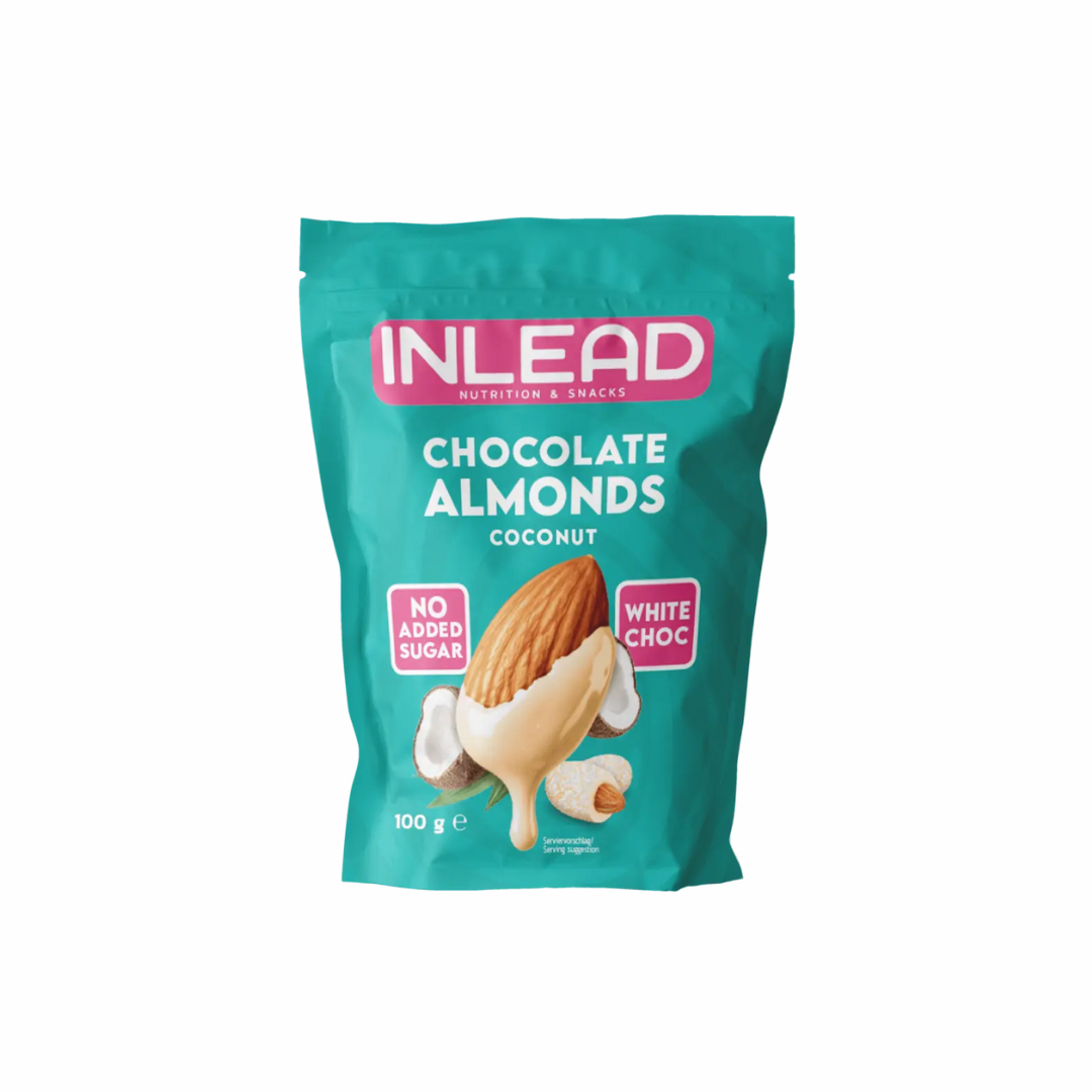 INLEAD Chocolate Almonds 100 g (KANN BEI HEISSEN TEMPERATUREN BEI DER LIEFERUNG SCHMELZEN)