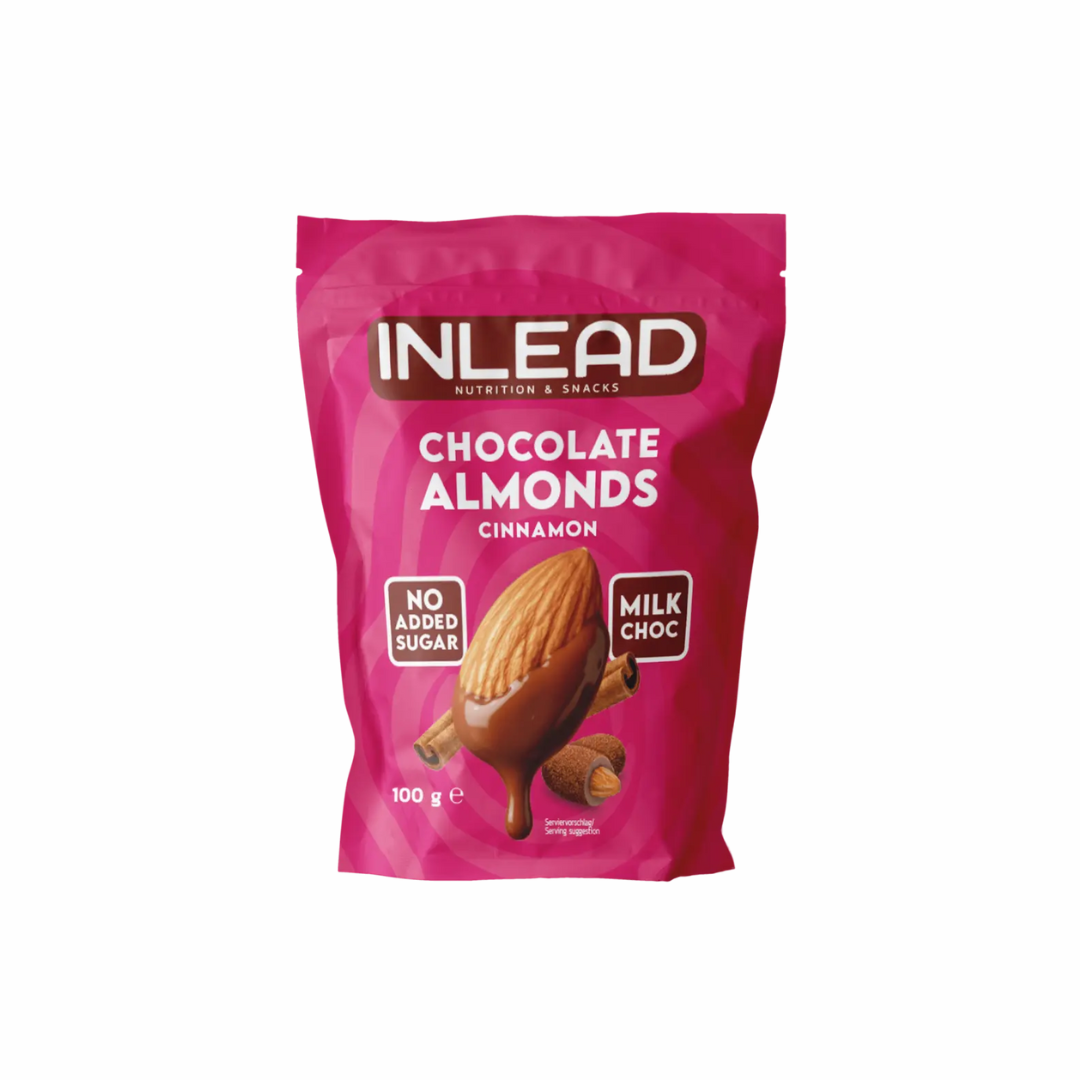 INLEAD Chocolate Almonds 100 g (KANN BEI HEISSEN TEMPERATUREN BEI DER LIEFERUNG SCHMELZEN)
