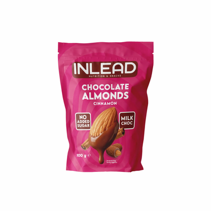 INLEAD Chocolate Almonds 100 g (KANN BEI HEISSEN TEMPERATUREN BEI DER LIEFERUNG SCHMELZEN)