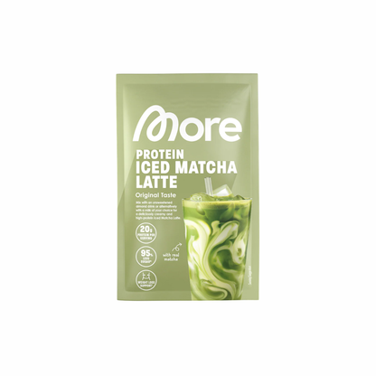 More Protein Iced Matcha Latte Probe