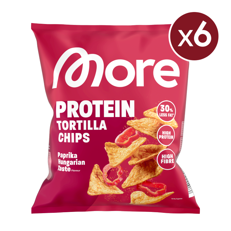 More Protein Tortilla Chips, 6x50g