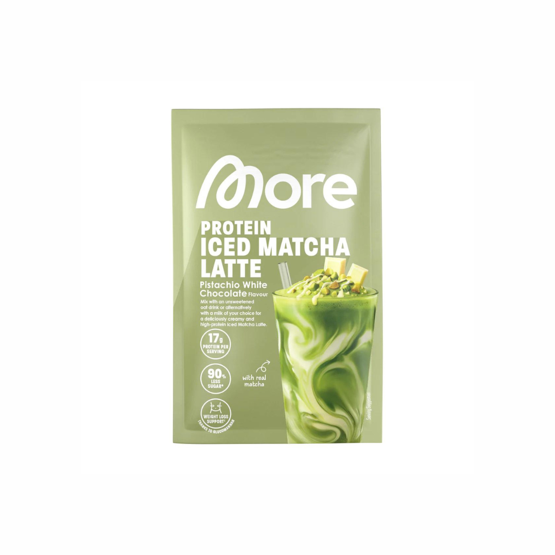 More Protein Iced Matcha Latte Probe