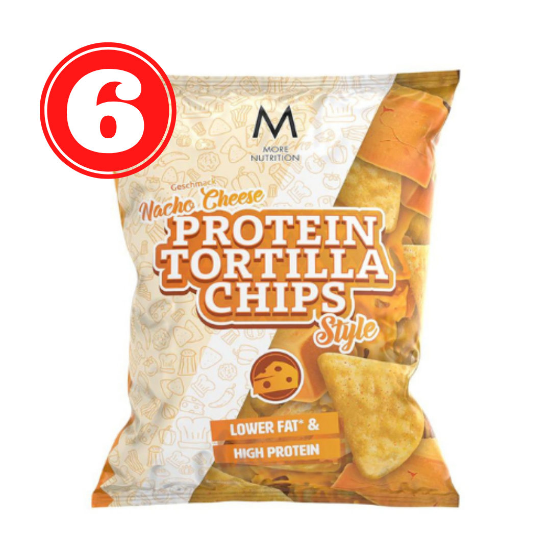 More Protein Tortilla Chips, 6x50g